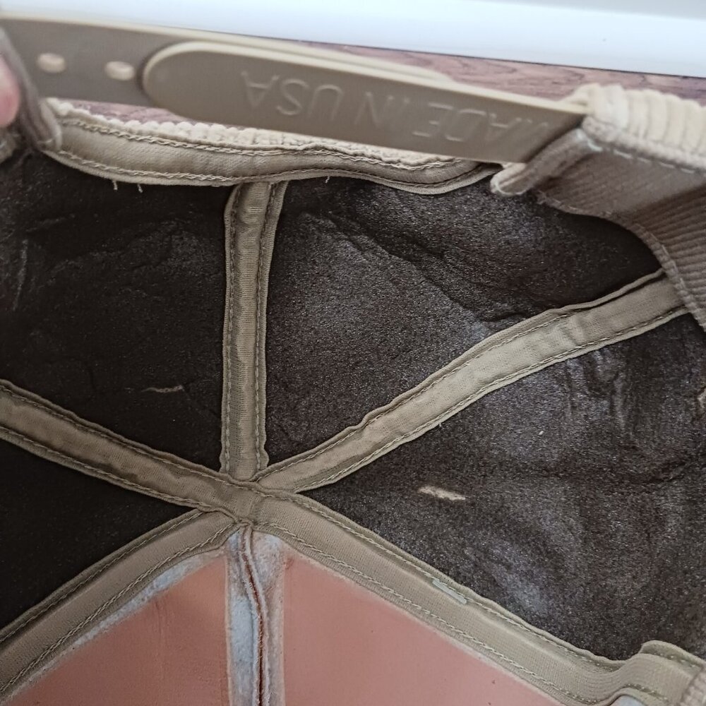 VTG‎ Petrified Forest National Park Baseball Cap Men Tan Corduroy Snapback Hat - Picture 3 of 9